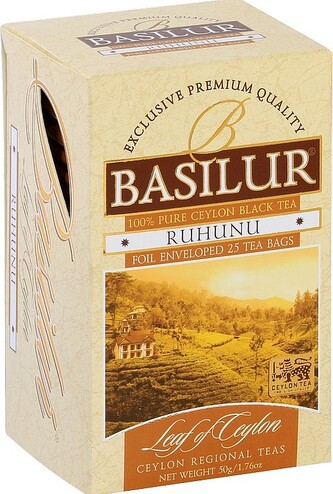 BASILUR Leaf of Ceylon Ruhunu přebal 25x2g BASILUR Leaf of Ceylon Ruhunu přebal 25x2g