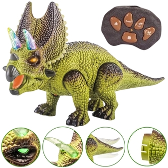 WOOPIE 53958 Zdalnie sterowany Dinozaur Triceratops