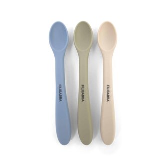 TROJBALENIE SILIKÓNOVÝCH LYŽIČIEK NA KŔMENIE FILIBABBA - OCEAN MIX