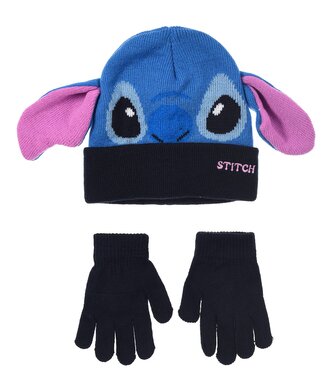 ČEPICE  A RUKAVICE LILO A STITCH - velikost 52