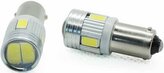 Žárovka LED-Ba9S 12-24V/3W bílá, 6xSMD5630 s čočkou