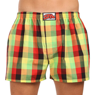 Pánské trenky Styx klasická guma nadrozměr vícebarevné (E1104) 4XL