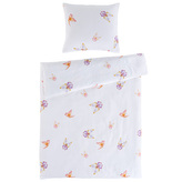 Saténové povlečení Flutter Velikost: 135x200 + 80x80 cm