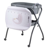 Prebaľovací pult s vaničkou FreeON sivý