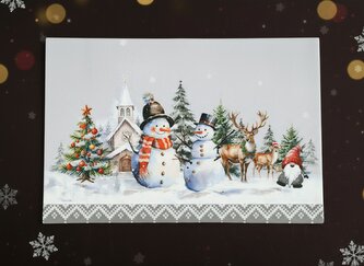 Vánoční dekorační ozdobný ubrousek NATALY VI. 30x40 cm Mybesthome