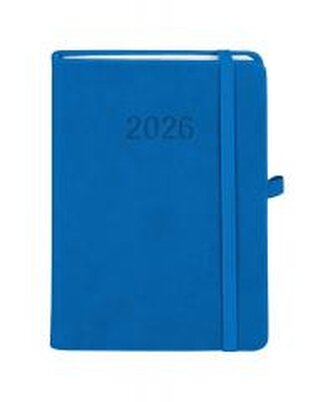 Kalendarz 2026 B6 Memofix TDW niebieski