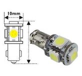 Žárovka LED Ba7S 12V/1,5W bílá, 5xSMD5050