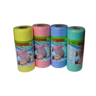Perforovaná utěrka Wischtuch 40x20 cm Fmix v roli 50 ks