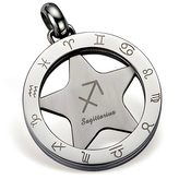 Přívěsek na řetízek na krk Gaira Zodiac 3065 Střelec - stříbrný