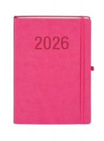 Kalendarz 2026 A4 Memofix DNS różowy