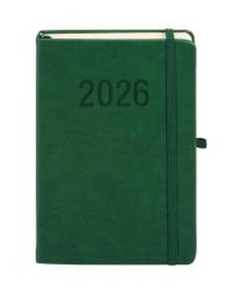 Kalendarz 2026 A5 Memofix DNS zielony