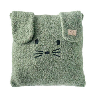 Vankúš zajko SOFTELLO - olivový