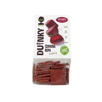Krekry slané s dužinou z červené řepy 100 g   ZEMANKA
