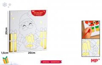 Płótno do malowania złocone - prezenty 20x20cm