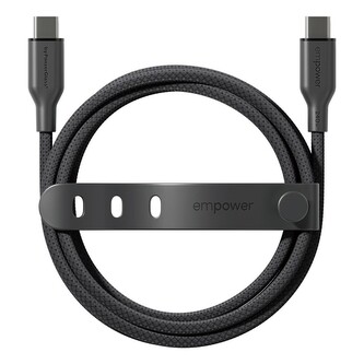 PanzerGlass® empower kabel (240 W) USB-C/USB-C, 2 m, černý