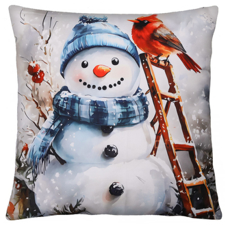 Vánoční polštář XMAS SNOWMAN I. 40x40 cm Mybesthome