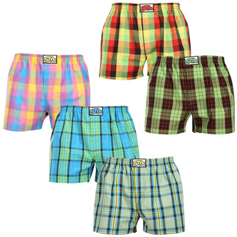 5PACK pánské trenky Styx klasická guma nadrozměr vícebarevné (5E110105) 3XL 5PACK pánské trenky Styx klasická guma nadrozměr vícebarevné (5E110105) 3XL