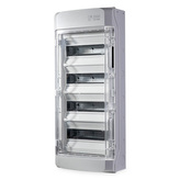 Rozvaděč NEPTUN 48 48mod. na omítku, průhl. dveře, 715x310x150mm