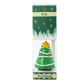ARÔME Difuzér 30 ml Keramický Stromeček, Pine & Poinsettia