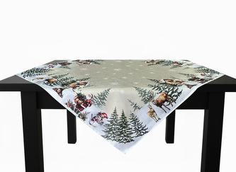 Vánoční ubrus na stůl NATALY VII. 85x85 cm Mybesthome