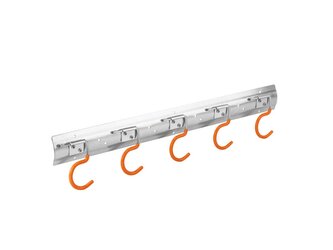Držák na nářadí, 5 háčků, délka 50 cm - BRADAS Držák na nářadí, 5 háčků, délka 50 cm - BRADAS