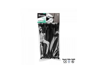 Stahovací pásky na vodiče 7,6x450mm 100 ks UV BLACK