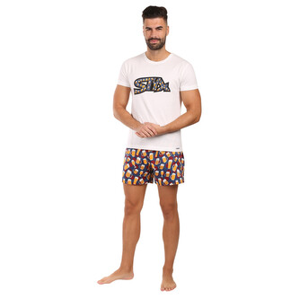 Pánské pyžamo Styx pivo (PKP1855) S Pánské pyžamo Styx pivo (PKP1855) S