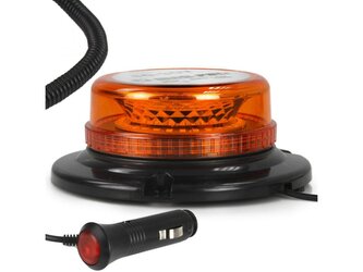 Výstražný maják, světlo oranžové 10-30V, 15W, 30 LED MAR-POL