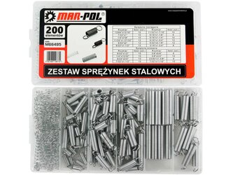 Ocelová pružina, sada 200ks MAR-POL