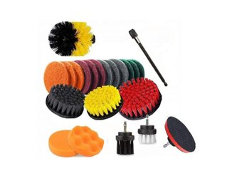 Kartáče sada 22ks 1/4" prodlužovací nástavec KD10997 KRAFT&DELE;