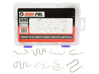 Svorky na opravu plastu, 800ks MAR-POL