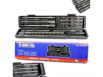 Sekáče a vrtáky SDS Plus sada 12 kusů (20950) MAR-POL