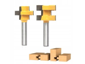 Fréza drážkovací do dřeva, 2ks, stopka 8mm GEKO