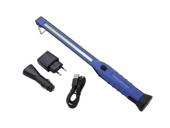 Dílenská lampa, úzká, LED COB 3 W, nabíjecí QUATROS Dílenská lampa, úzká, LED COB 3 W, nabíjecí QUATROS