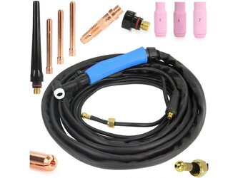 TIG svařovací hořák SR17V s ventilkem, 3m, 10-25 MAR-POL