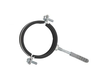 Objímka na trubky 2" 60-64mm, s gumovou vložkou, dva šrouby GEKO Objímka na trubky 2" 60-64mm, s gumovou vložkou, dva šrouby GEKO