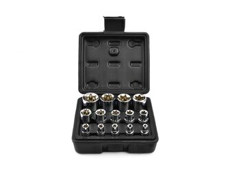 Hlavice nástrčné Torx sada 14 ks GEKO