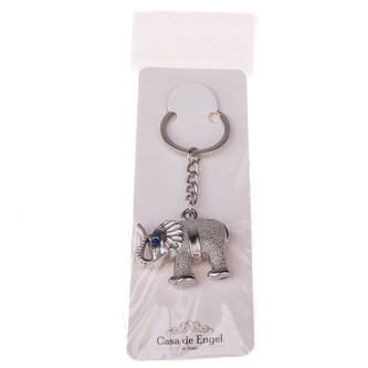 Kovová klíčenka - slon, 12/600