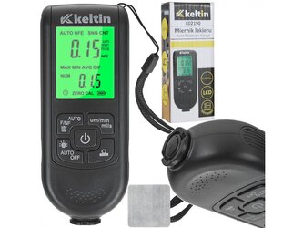 Tester, měřič tloušťky laku, LCD displej - KELTIN
