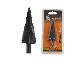 Stupňovitý vrták se spirálou 4-32mm RAPID