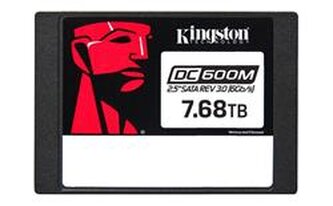 Kingston SSD DC600M 7,68TB SATA3  2,5" 560/530MBs 94/34kIOPS, 3D TLC, 1DWPD
