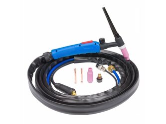 TIG svařovací hořák SR 17V délka 4 m, s ventilkem, konektor 16/25 POWERMAT