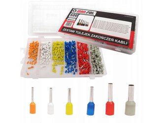 Krimpovaci kabelové dutinky 600ks MAR-POL