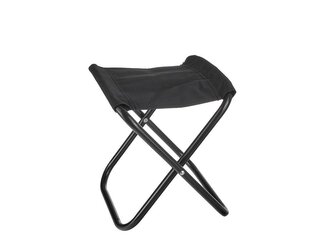 Kempingová skládací stolička, dětská, černá KELTIN