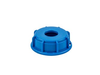 Uzávěr pro kontejner na vodu IBC, vnitřní závit S60x6, s otvorem 1/2" a těsněním