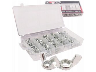 Motýlková matice, sada 150ks MAR-POL