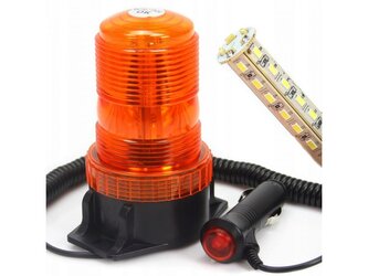 Výstražný maják, světlo oranžové 10-110V, 30 LED M82713 MAR-POL