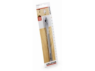 KRT010803 - Plochý vrták do dřeva 10 x 152 mm KREATOR KRT010803 - Plochý vrták do dřeva 10 x 152 mm KREATOR