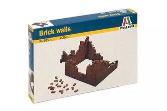 Model Kit budova 0405 - BRICK WALLS (1:35)