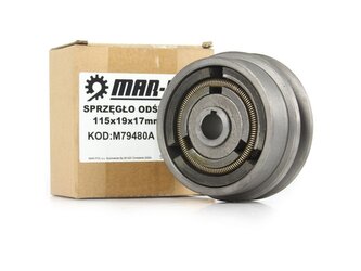 Odstředivá spojka 115x19 mm perodrážka 1-řemen MAR-POL